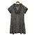 Autre Marque Blusa Túnica Ingeborg Sheer Heart Negro Blanco