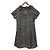 Autre Marque Blusa Túnica Ingeborg Sheer Heart Negro Blanco - vista 2