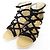 Autre Marque PINK HOUSE Espadrille Gladiator Sandalen Schwarz