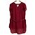 Autre Marque Túnica transparente sem mangas LOVELESS Marrom Bordeaux - vista 2