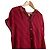 Autre Marque Túnica transparente sem mangas LOVELESS Marrom Bordeaux - vista 4