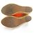 Tory Burch FILIPA Espadrille Wedge Pumps Naranja - vista 5
