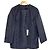 Autre Marque IENA Giacca Trasparente Senza Colletto Blu Blu navy