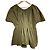 Autre Marque ELENDEEK Bluse mit Kordzug und Raffung Grün Khaki