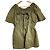 Autre Marque ELENDEEK Bluse mit Kordzug und Raffung Grün Khaki - Ansicht 2