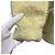 Autre Marque Giacca shaggy in lana e mohair yori Giallo - vista 6