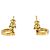 Salvatore Ferragamo Gancini Ohrringe Golden - Ansicht 3