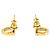 Salvatore Ferragamo Gancini Ohrringe Golden - Ansicht 4