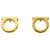 Salvatore Ferragamo Gancini Ohrringe Golden - Ansicht 5
