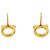 Salvatore Ferragamo Gancini Ohrringe Golden - Ansicht 7
