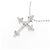 Autre Marque Collana Croce con Diamanti Au750 Argento - vista 3