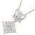 Autre Marque Collar de platino y diamantes Plata - vista 3