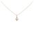 Autre Marque Collar K10 Pink Gold Diamond Rosa