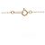 Autre Marque Collar K10 Pink Gold Diamond Rosa - vista 5