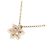 Autre Marque Collana Au750 Fiore e Diamanti Rosa - vista 4