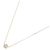 Autre Marque Au750 Blumen-Diamant-Halskette Golden - Ansicht 2