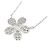 Autre Marque Collana in oro bianco Au750 e diamanti Argento - vista 4