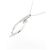 Autre Marque Collana in oro bianco K10 e diamanti Argento - vista 4