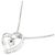 Autre Marque Au750 Herz-Diamant-Halskette Silber - Ansicht 4