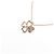 Autre Marque Collar K10 Pink Gold Diamond Rosa - vista 3