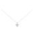 Autre Marque Collana in oro bianco Au750 e diamanti Argento
