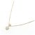 Autre Marque Au750 Blumen-Diamant-Halskette Golden - Ansicht 2