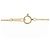 Autre Marque Au750 Blumen-Diamant-Halskette Golden - Ansicht 5