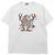 Hermès Hello Mr. Farrier camiseta de algodón M Blanco