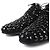 Dolce & Gabbana Scarpe Derby Dolce&Gabbana in pelle scamosciata e strass Nero - vista 4