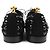 Dolce & Gabbana Scarpe Derby Dolce&Gabbana in pelle scamosciata e strass Nero - vista 5