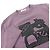 Sudadera de algodón Hermès Metallerie au Carre Púrpura - vista 2