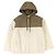 Giacca con cappuccio e zip in lana con intarsia GG di Gucci Beige Crudo