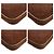 Carteira Longa de Couro Tory Burch Marrom - vista 3