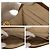 Carteira Longa de Couro Tory Burch Marrom - vista 6