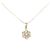 Autre Marque Collana Au750 Fiore e Diamanti D'oro