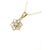 Autre Marque Collana Au750 Fiore e Diamanti D'oro - vista 3