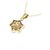 Autre Marque Collana Au750 Fiore e Diamanti D'oro - vista 4