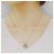 Autre Marque Au750 White Gold Diamond Necklace Silvery - view 6