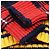 Cardigã Gucci em lã e alpaca Vermelho Amarelo Azul marinho - vista 4