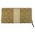 Cartera larga COACH Signature de PVC y cuero Beige Crudo - vista 3