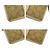 Cartera larga COACH Signature de PVC y cuero Beige Crudo - vista 4