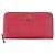 Cartera larga de piel Tory Burch Rosa