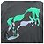 Jersey de punto de cashmere Hermès con estampado Chess and Shadow Horse XL Verde Verde oscuro - vista 4