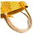Goyard Anjou Handtasche aus Leder Gelb - Ansicht 4