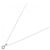Autre Marque Collana PT1000 K18WG Diamante Argento - vista 2