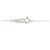 Autre Marque Collana PT1000 K18WG Diamante Argento - vista 5