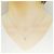 Autre Marque Collana PT1000 K18WG Diamante Argento - vista 6