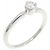 Autre Marque Anello AHKAH Muguet Pt900 Diamante Argento