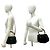Borsa a mano 2way Gucci in pelle di lucertola Bamboo Nero - vista 2