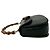 Borsa a mano 2way Gucci in pelle di lucertola Bamboo Nero - vista 5